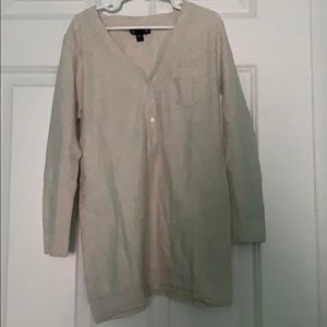 Half Button Up 3/4 Sleeve